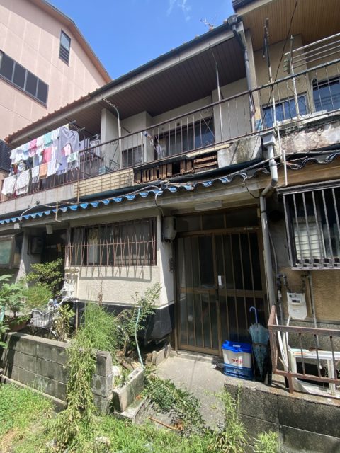堺市堺区　集合文化住宅　外壁塗装